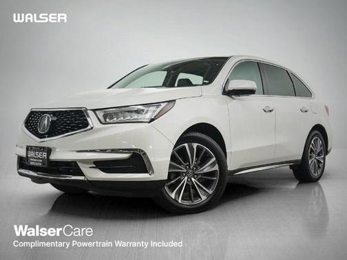 White Diamond Pearl 2019 Acura MDX 3.5L w/Technology Package