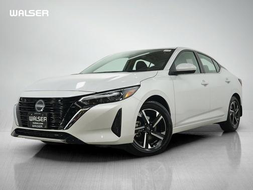Aspen White Tricoat 2025 Nissan Sentra SV
