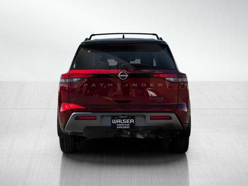 Scarlet Ember/Super Black 2026 Nissan Pathfinder Platinum