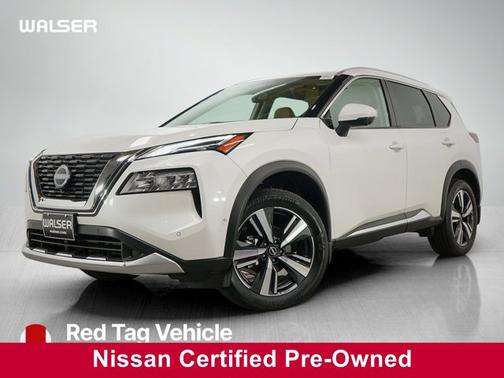 Pearl White Tricoat 2023 Nissan Rogue Platinum