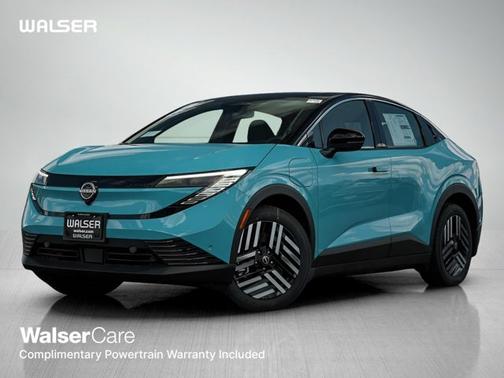 Seabreeze Blue Pearl/Black 2026 Nissan Leaf SV+