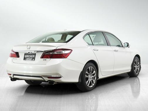 White Orchid Pearl 2017 Honda Accord EX-L V6