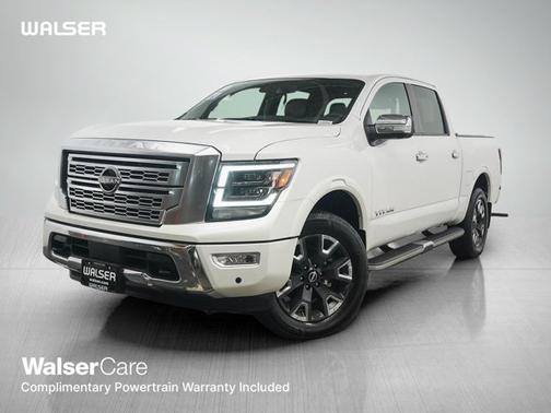 Pearl White Metallic 2023 Nissan Titan Platinum Reserve