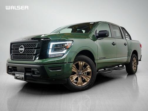 Tactical Green Metallic 2024 Nissan Titan SV