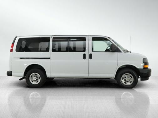 Summit White 2023 Chevrolet Express 3500 LS