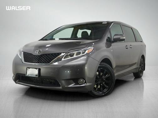 Predawn Gray Mica 2017 Toyota Sienna Limited Premium