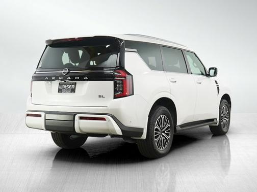Aspen White Tricoat 2025 Nissan Armada SL