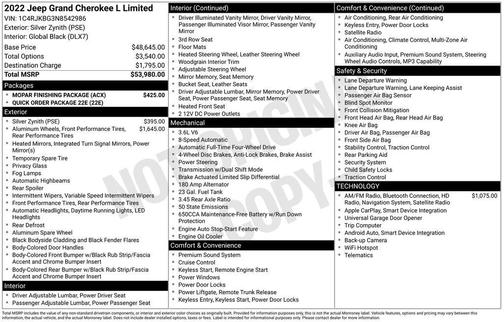 2022 Jeep Grand Cherokee L Limited