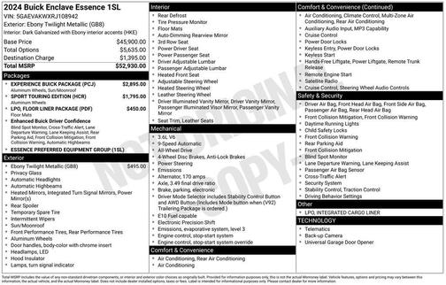 2024 Buick Enclave Essence AWD