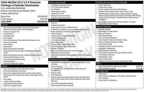 2024 Mazda CX-5 2.5 S Premium