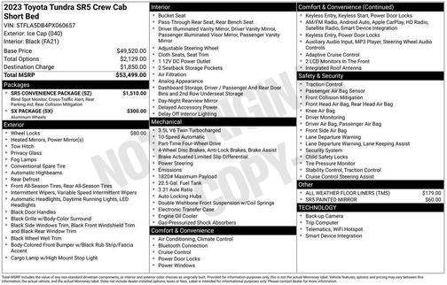 2023 Toyota Tundra SR5