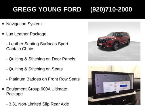 2025 Ford Explorer Platinum