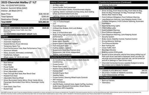 2023 Chevrolet Malibu FWD 1LT