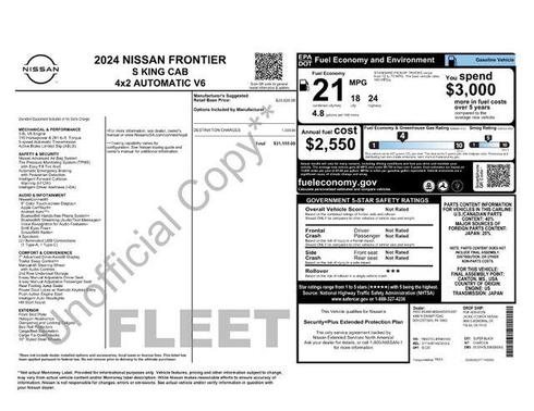 2024 Nissan Frontier S