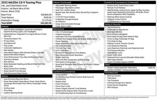 2022 Mazda CX-9 Touring