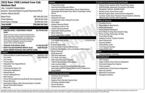 2022 RAM 1500 Limited