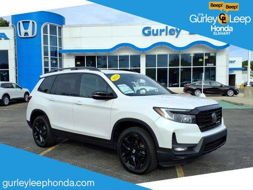 Platinum White Pearl 2024 Honda Passport AWD Black