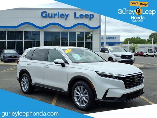 Platinum White 2024 Honda CR-V EX AWD