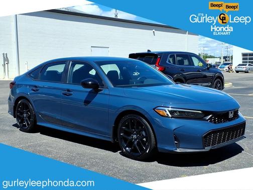 Blue Lagoon Pearl 2025 Honda Civic Sport