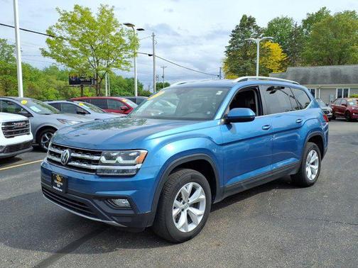 Pacific Blue Metallic 2019 Volkswagen Atlas 3.6L SE w/Technology