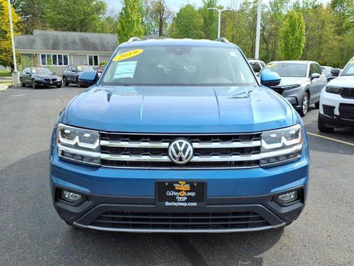 Pacific Blue Metallic 2019 Volkswagen Atlas 3.6L SE w/Technology