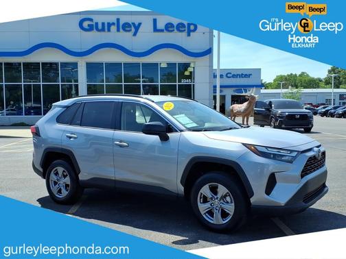 Silver Sky Metallic 2025 Toyota RAV4 Hybrid LE