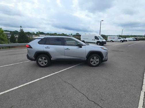Silver Sky Metallic 2025 Toyota RAV4 Hybrid LE