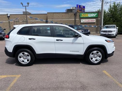 Bright White Clearcoat 2016 Jeep Cherokee Sport