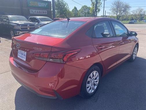 Pomegranate Red Metallic 2019 Hyundai Accent SE