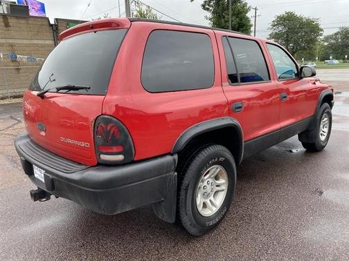 Red 2002 Dodge Durango SLT