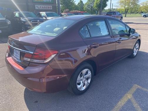 Crimson Pearl 2013 Honda Civic LX