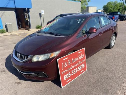 Crimson Pearl 2013 Honda Civic LX