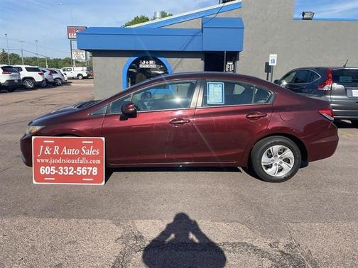 Crimson Pearl 2013 Honda Civic LX