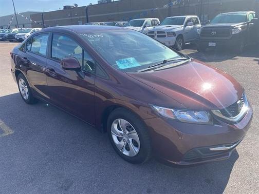 Crimson Pearl 2013 Honda Civic LX