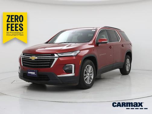 Red 2023 Chevrolet Traverse LT Cloth