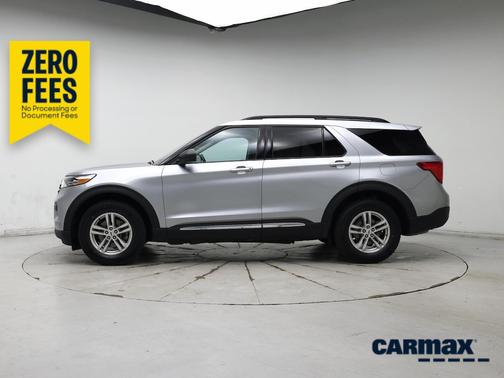 Silver 2022 Ford Explorer XLT