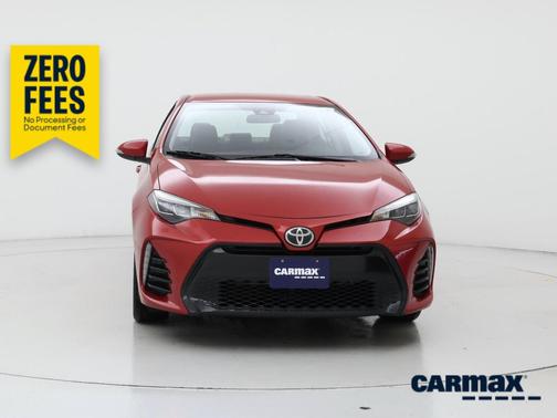 Red 2017 Toyota Corolla SE