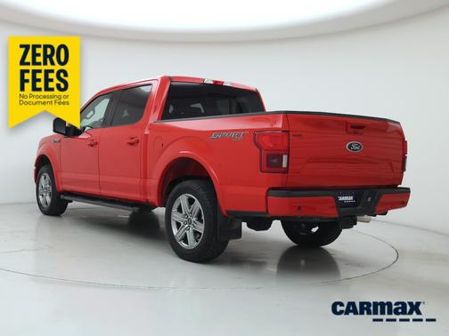 Red 2018 Ford F-150 Lariat