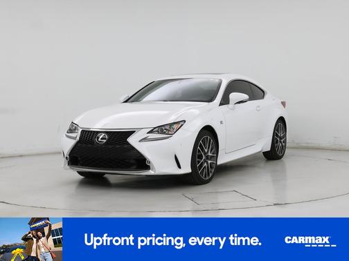 White 2015 Lexus RC 350
