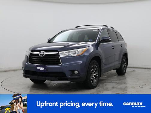 Blue 2016 Toyota Highlander XLE