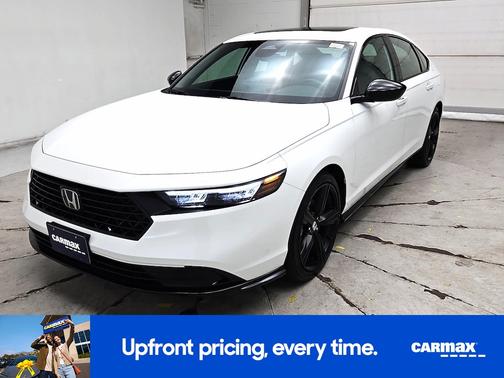 White 2025 Honda Accord Hybrid Sport-L