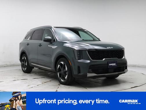 Black 2025 Kia Sorento Hybrid EX