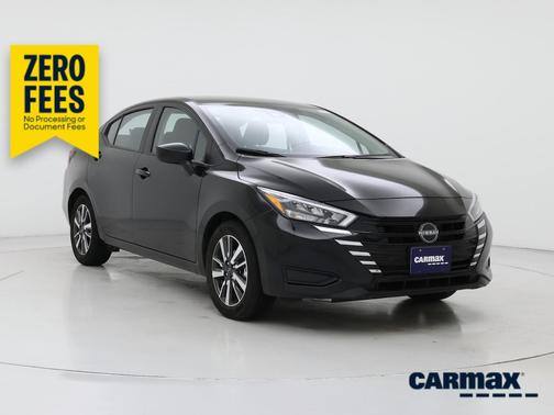 Black 2025 Nissan Versa SV