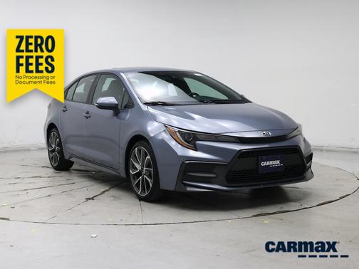 Blue 2022 Toyota Corolla XSE