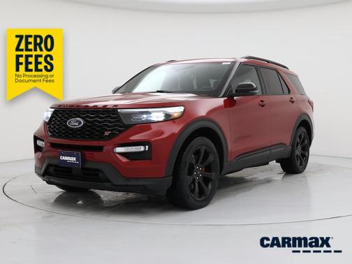 Red 2020 Ford Explorer ST