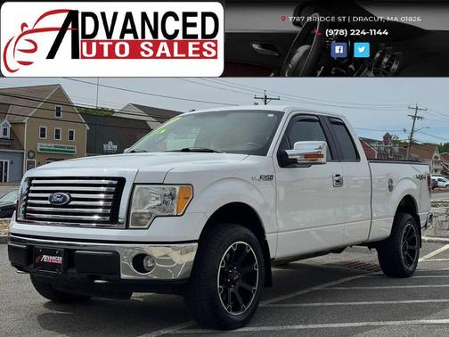 White 2010 Ford F-150 Lariat SuperCab