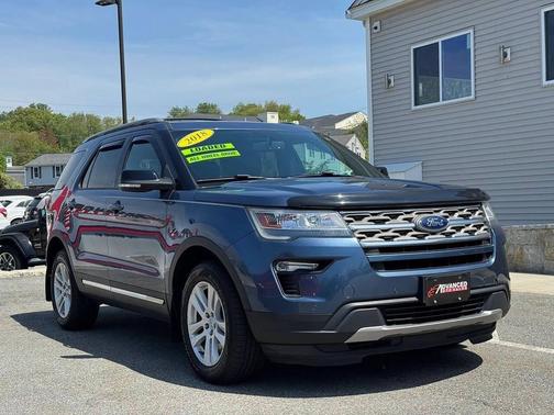 Blue Metallic 2018 Ford Explorer XLT