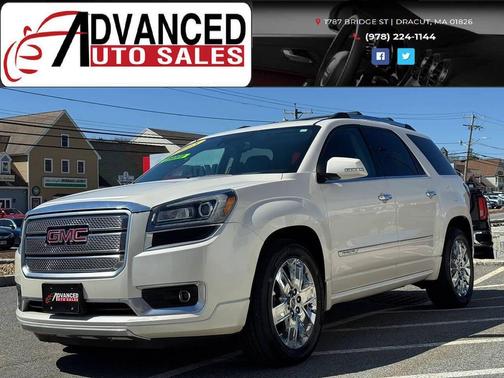 White Diamond Tricoat 2015 GMC Acadia Denali