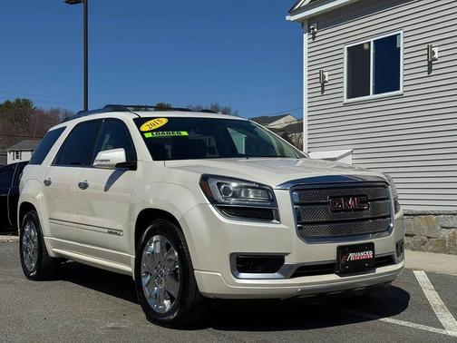 White Diamond Tricoat 2015 GMC Acadia Denali