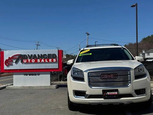 White Diamond Tricoat 2015 GMC Acadia Denali